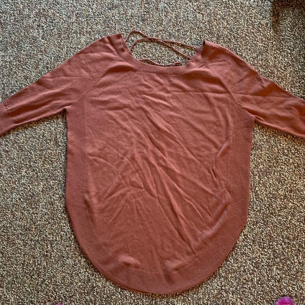 Express circle hem sweater